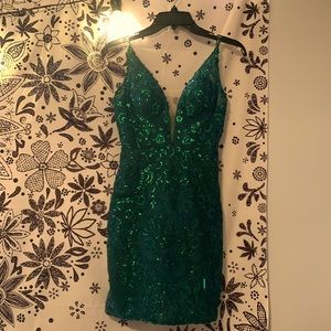 Green Homecoming Dress
